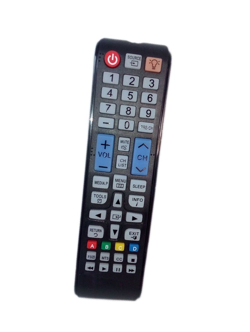 JustFine Replaced Remote Control Compatible for Samsung PN43E450A1F LT22B350ND/ZA PN43F4500AFXZA UN22F5000AF UN40EH5000F UN50EH5000F LED HDTV Plasma TV - Image 1
